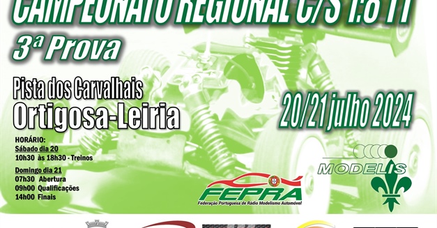 3ª Prova Campeonato Regional Centro/Sul 1:8 TT